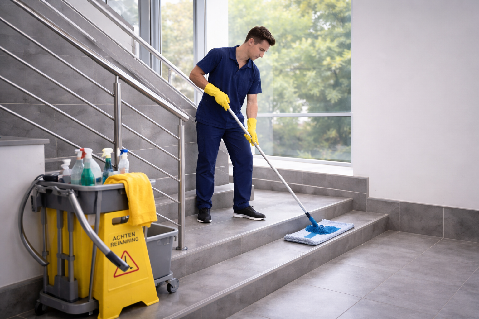 Treppenhaus reinigen in Nürnberg