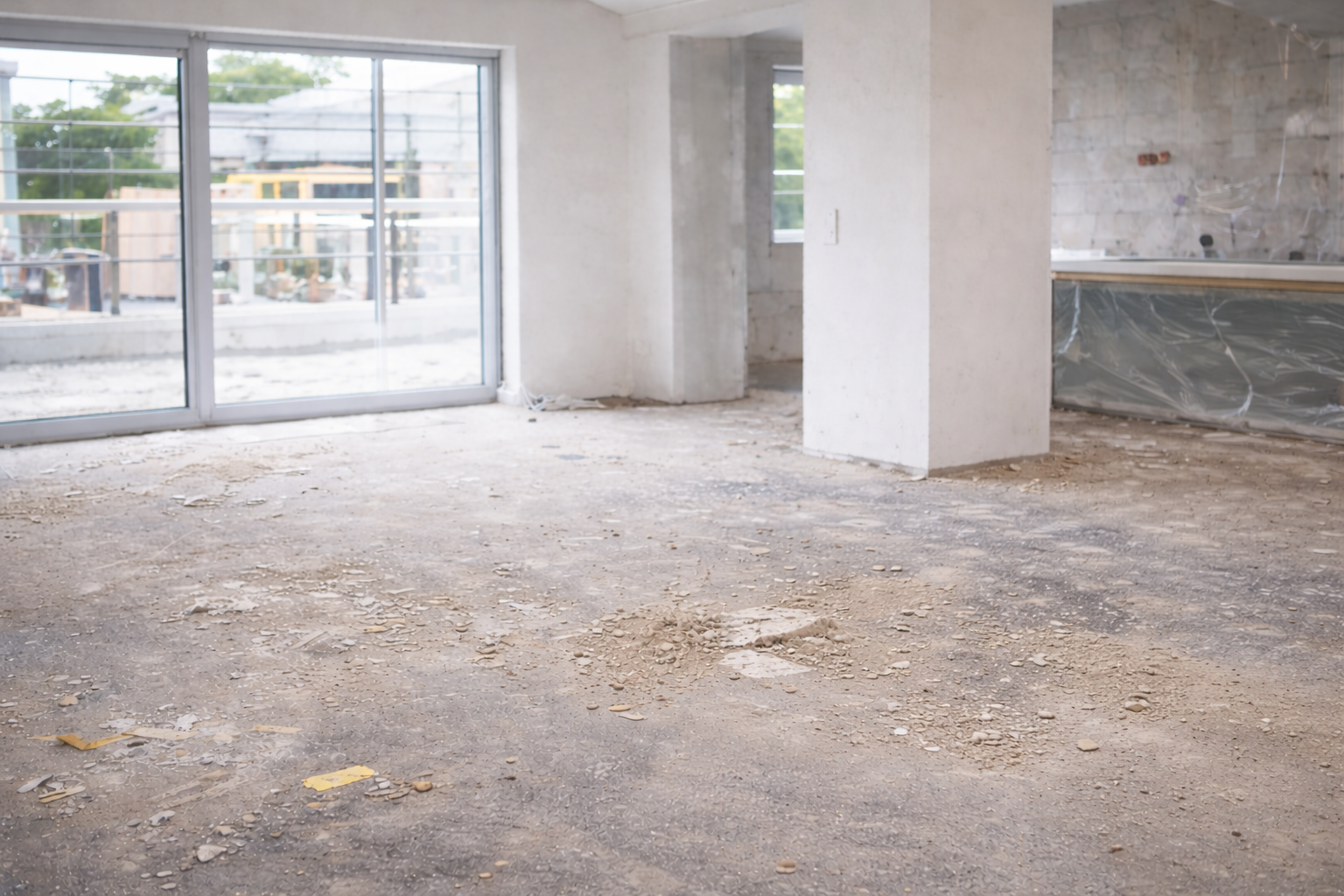 Eine Baureinigung in Nürnberg